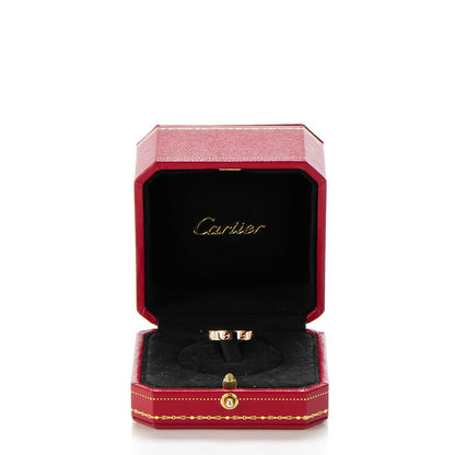 Cartier 18K Pink Gold 4mm LOVE Wedding Band Ring 49 4.75 5 of 5