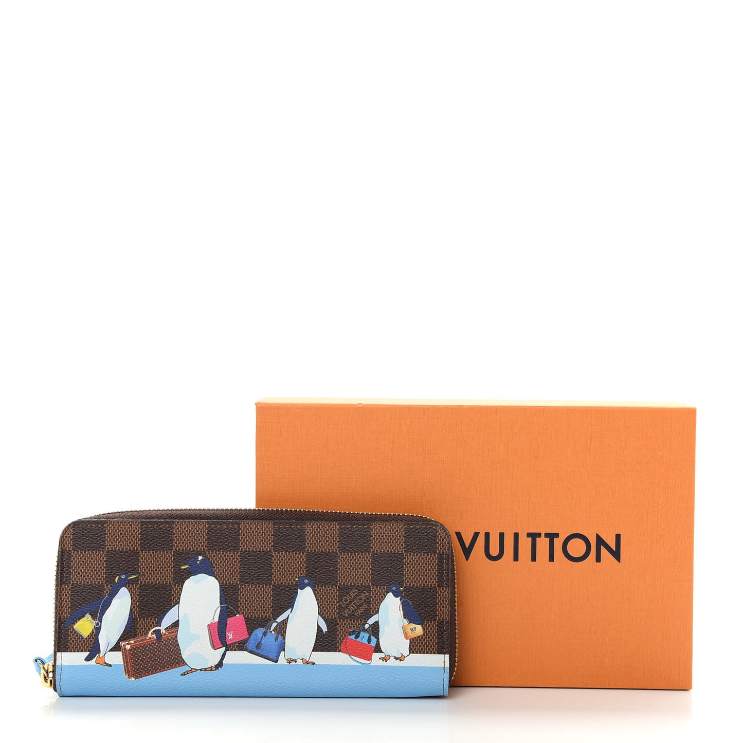 Damier Ebene 2017 Christmas Animation Clemence Wallet