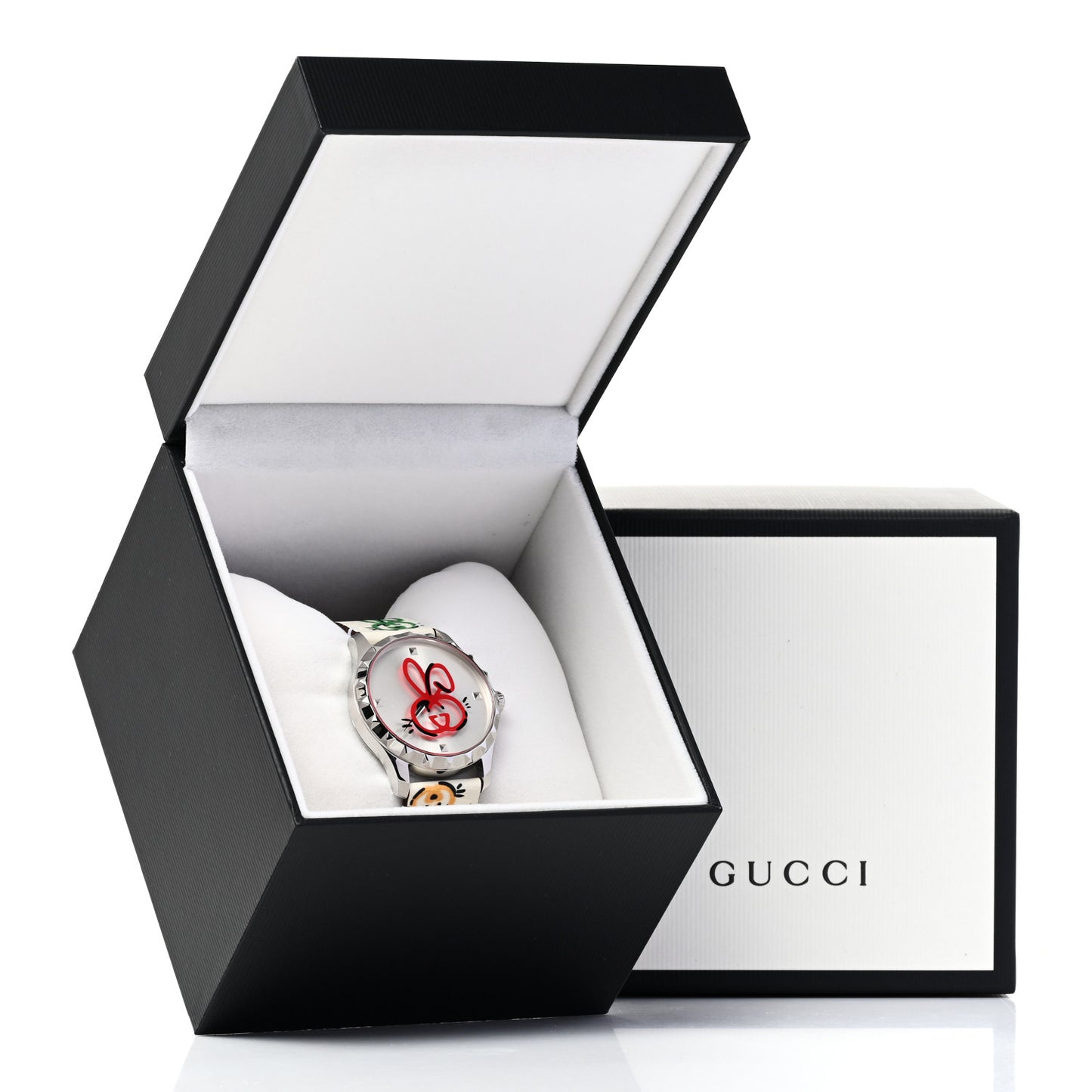 Stainless Steel Calfskin 38mm G-Timeless Capsule Collection Rabbit Quartz Watch
