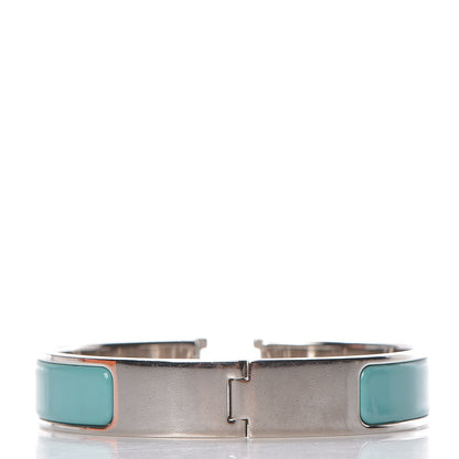 Hermes Enamel Narrow Clic Clac H Bracelet PM Lagon 3 of 6
