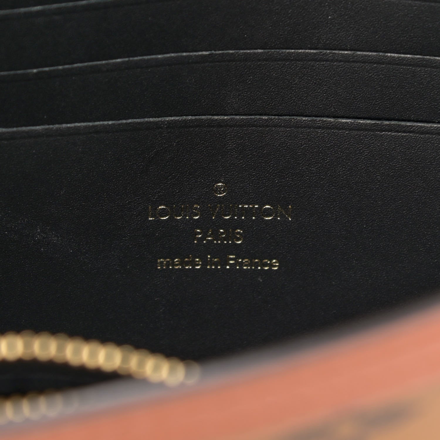 Louis Vuitton Reverse Monogram Dauphine Chain Wallet 5 of 9