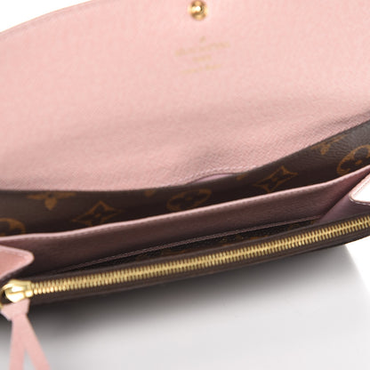Louis Vuitton Monogram Emilie Wallet Rose Ballerine 5 of 6