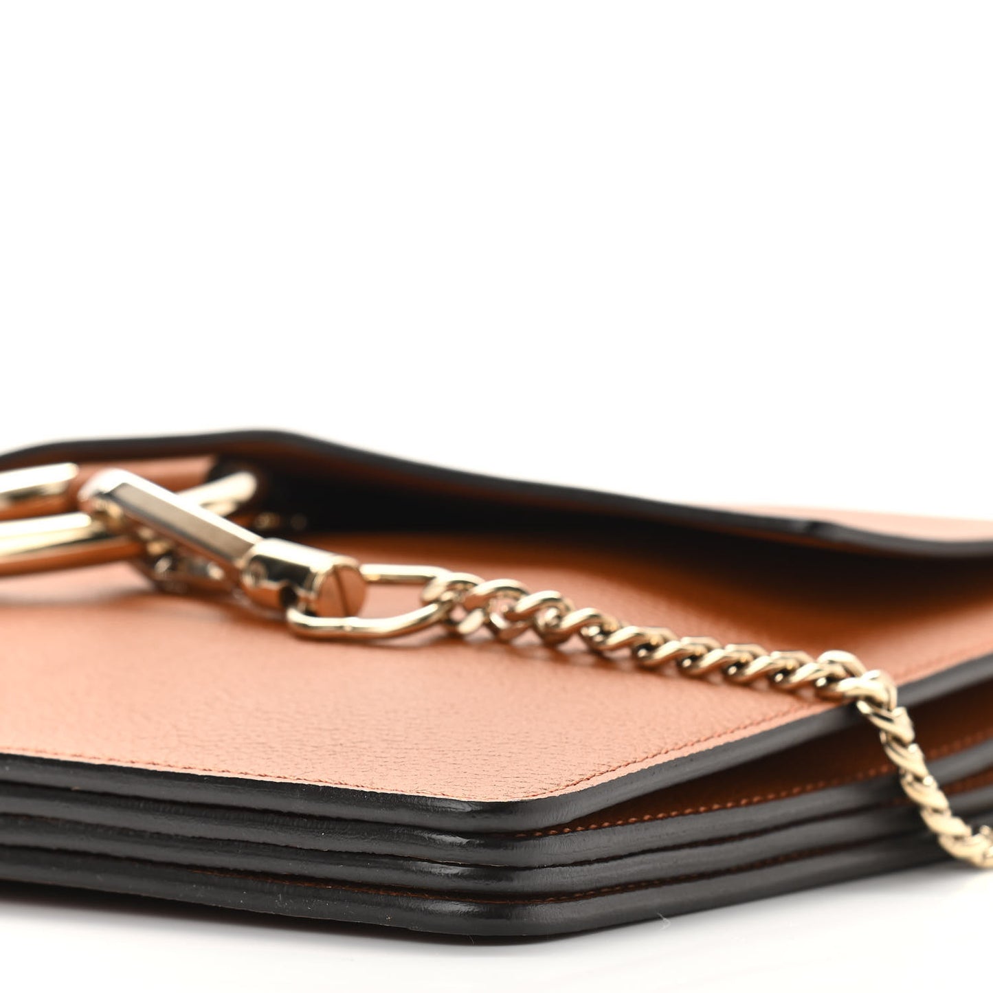 Calfskin Medium Faye Shoulder Bag Caramel