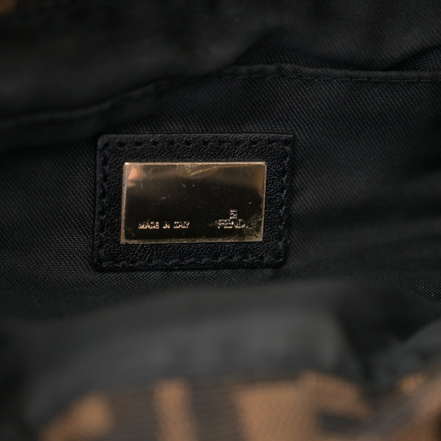 Zucca Sequin Chef Shoulder Bag Tobacco