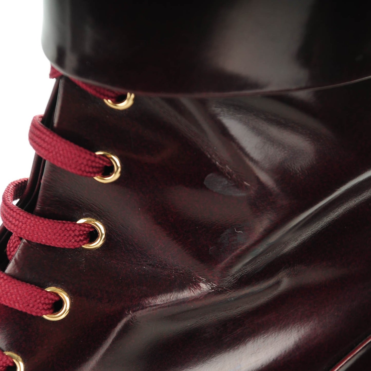 Calfskin Diplomacy Ranger Combat Boots 38.5 Red