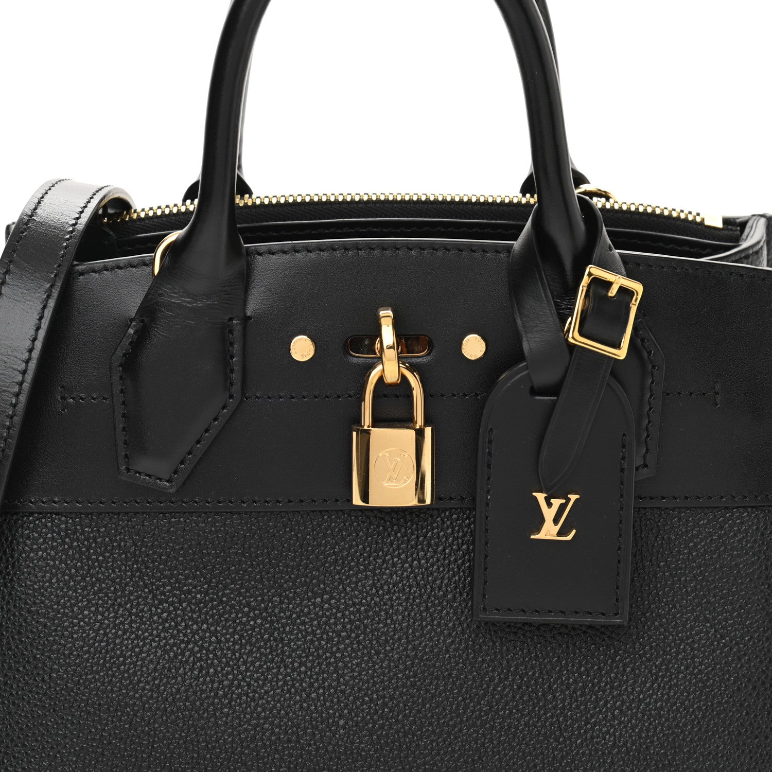 Louis Vuitton Calfskin City Steamer Mini Black 8 of 10
