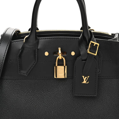 Louis Vuitton Calfskin City Steamer Mini Black 8 of 10