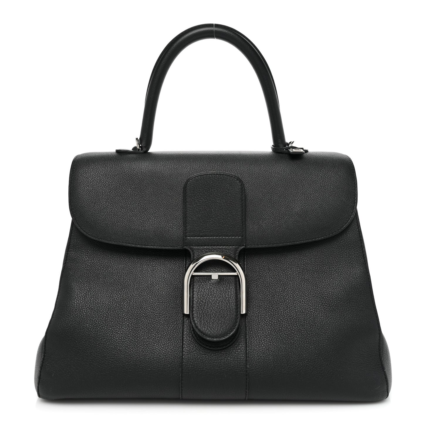 Grained Calfskin GM Brillant Satchel Black
