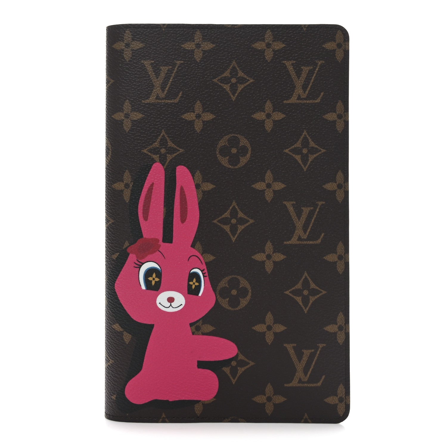 Louis Vuitton LV X SY Monogram Rabbit Emily Notebook Cover MM Pink ...