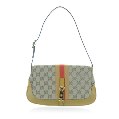 Gucci Monogram Small Web Shoulder Bag 1 of 12