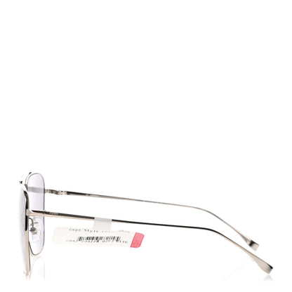 Fendi Metal Aviator Sunglasses FF0406/S Silver 2 of 4