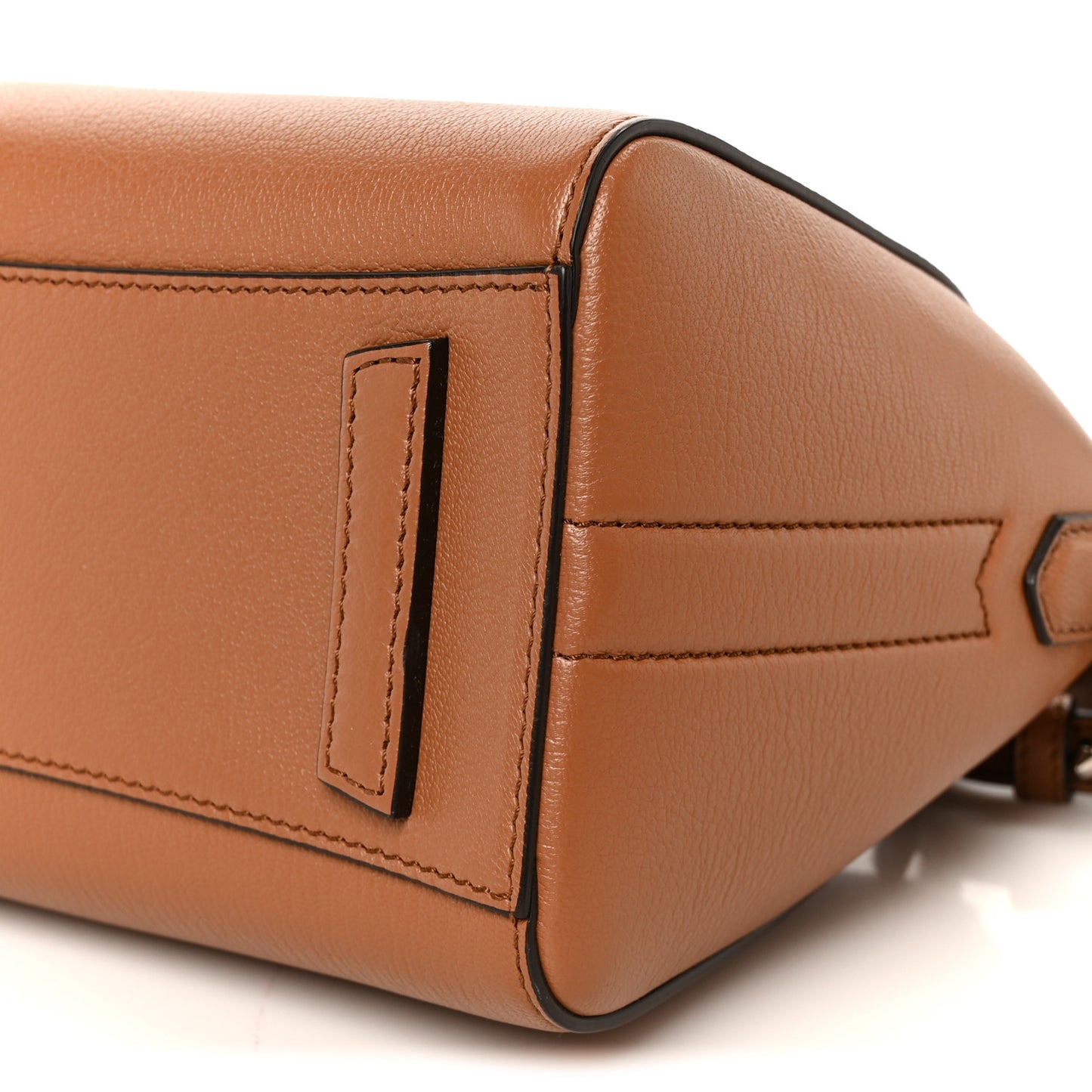 Sugar Goatskin Mini Antigona Pony Brown