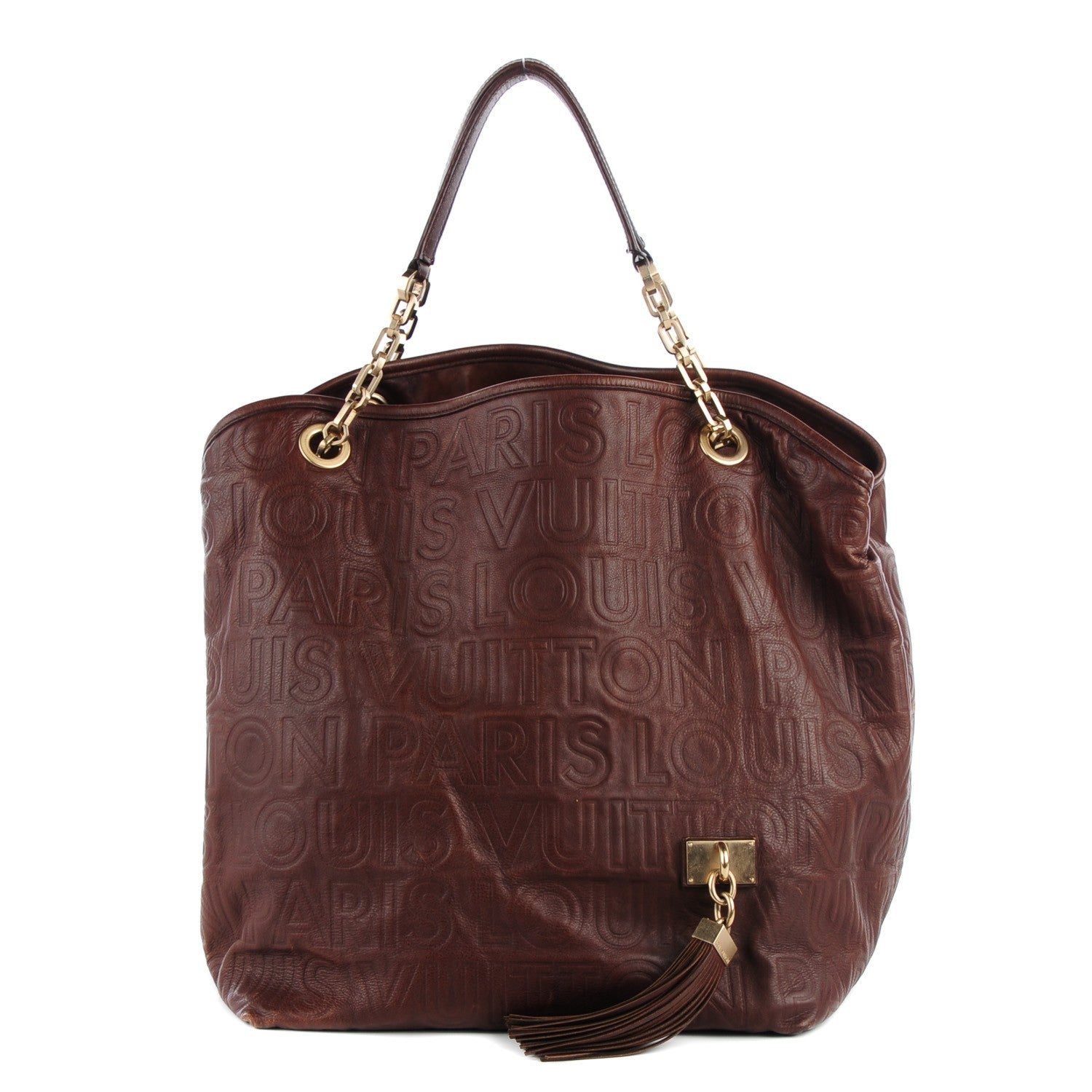 Louis Vuitton Monogram Paris Souple Whisper GM Chocolate 1 of 7