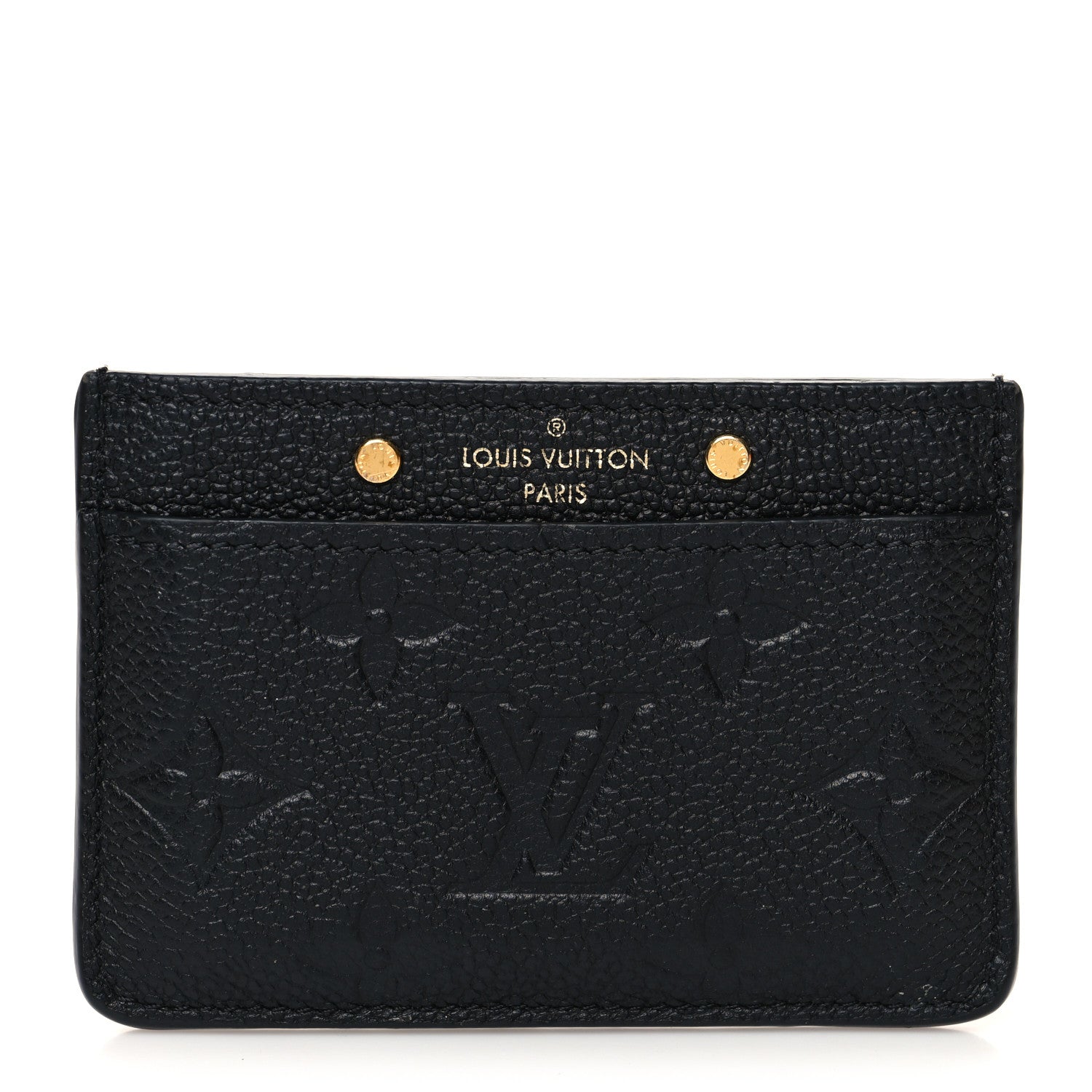 Louis Vuitton Empreinte Card Holder Black 1 of 8