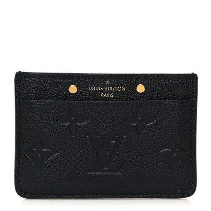 Louis Vuitton Empreinte Card Holder Black 1 of 8