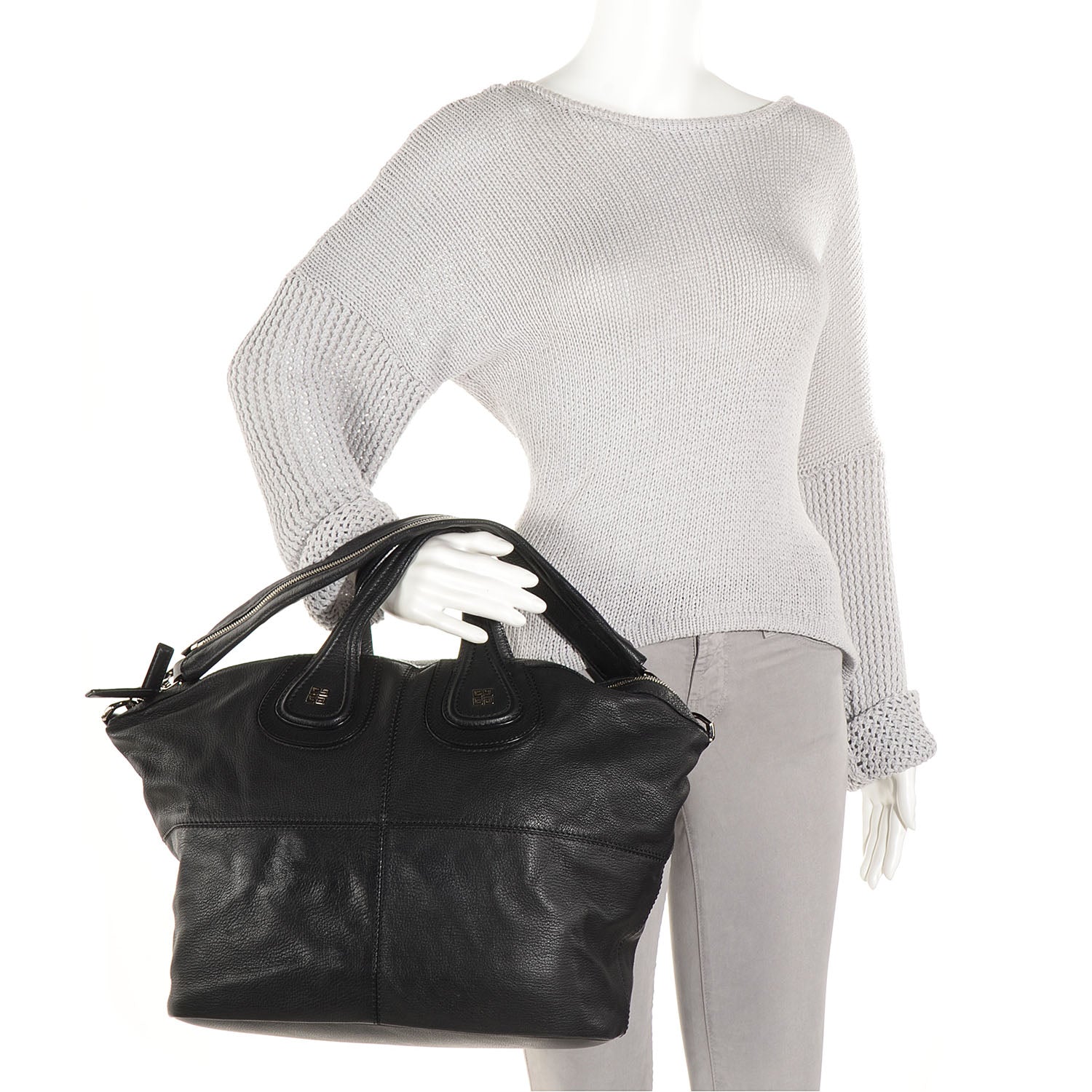 Givenchy Sugar Goatskin Medium Nightingale Black 2 of 11