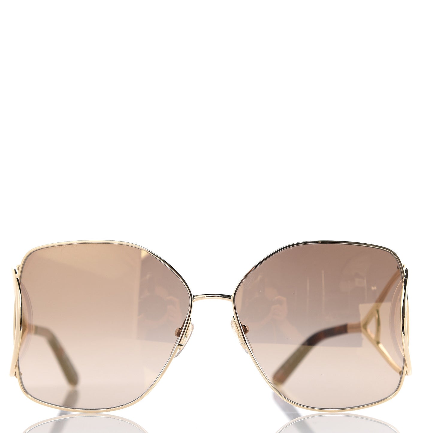 Jackson Oversized Square Sunglasses CE135S Gold