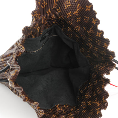 Louis Vuitton Monogram Canvas Pleated Explorer Bag MM 5 of 7