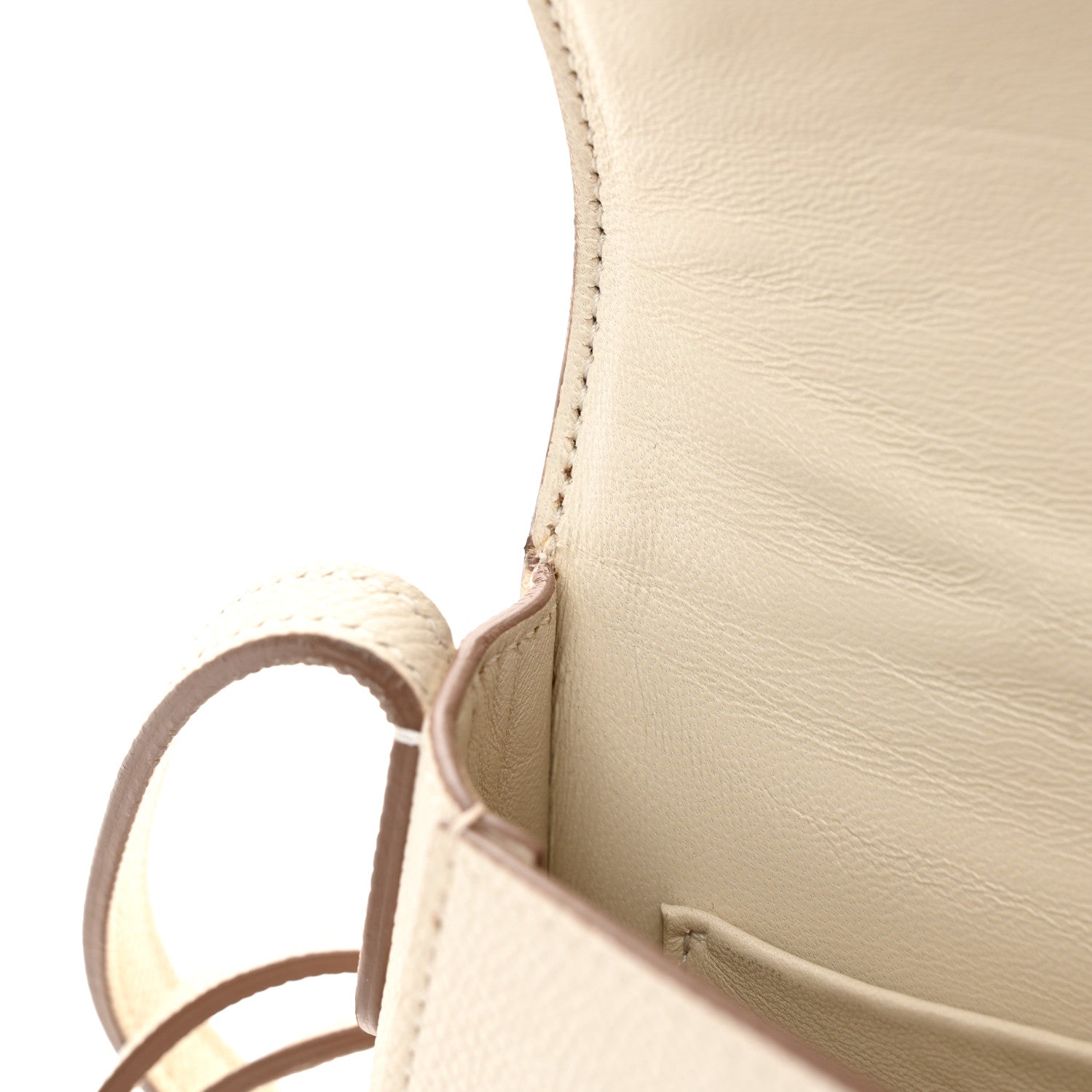 Celine Grained Calfskin Small Trotteur White 11 of 11