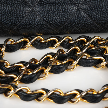 Chanel Caviar Quilted Medium Single Flap Black 6 of 10