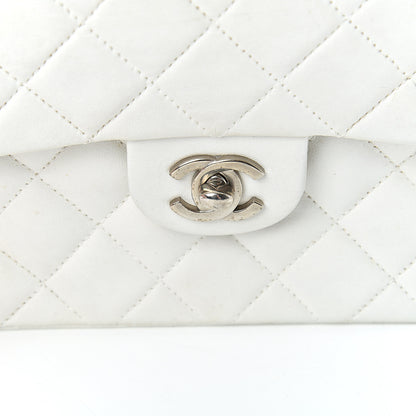 Chanel Lambskin Quilted Mini Square Flap White 17 of 17
