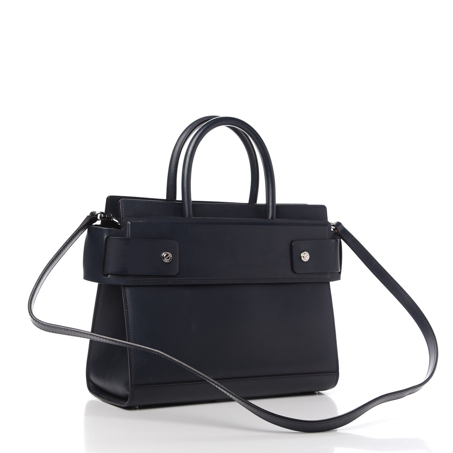 Givenchy Smooth Calfskin Small Horizon Satchel Navy 3 of 8