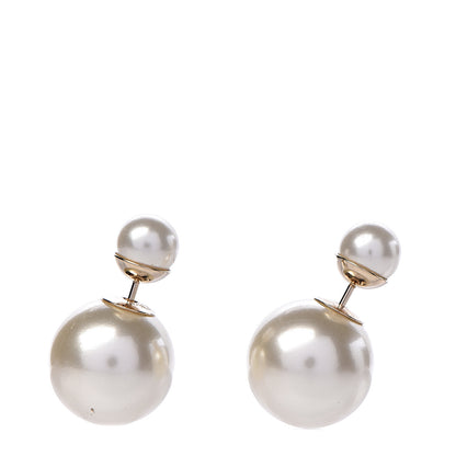 Christian Dior Pearl Mise En Dior Tribal Earrings 1 of 3