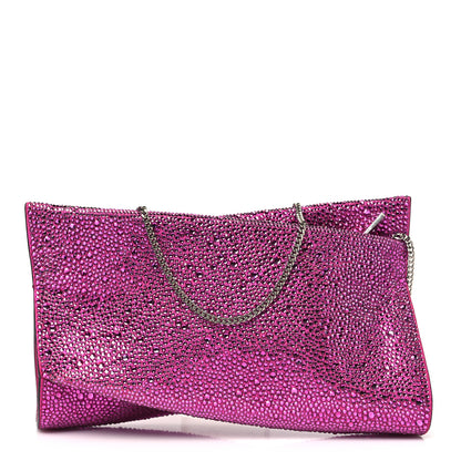 Christian Louboutin Crystal Small Loubitwist Clutch Fuchsia 1 of 9