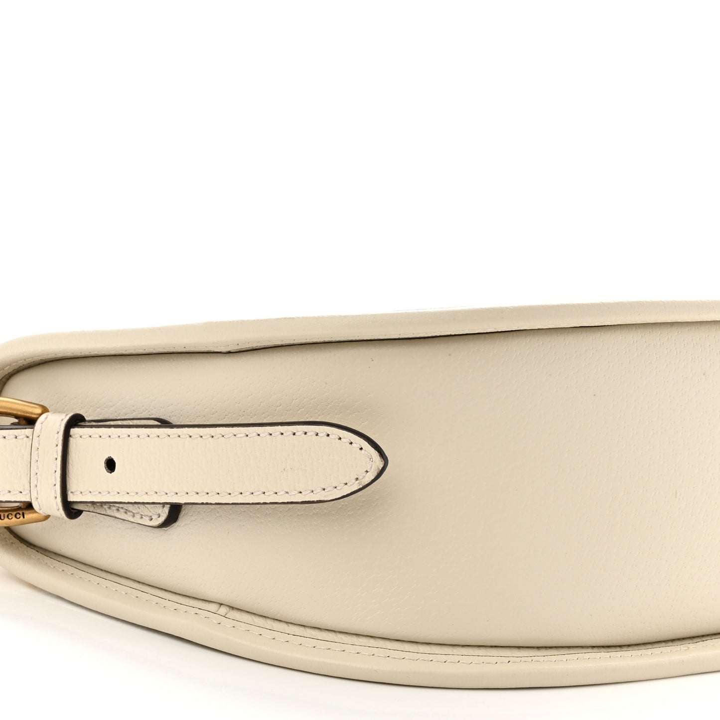 GG Supreme Monogram Web Large Ophidia Shoulder Bag Beige Ebony Mystic White