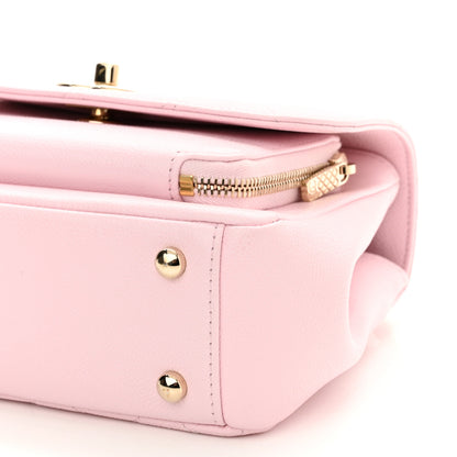 Chanel Caviar Quilted Small Business Affinity Flap Light Pink 10 of 11