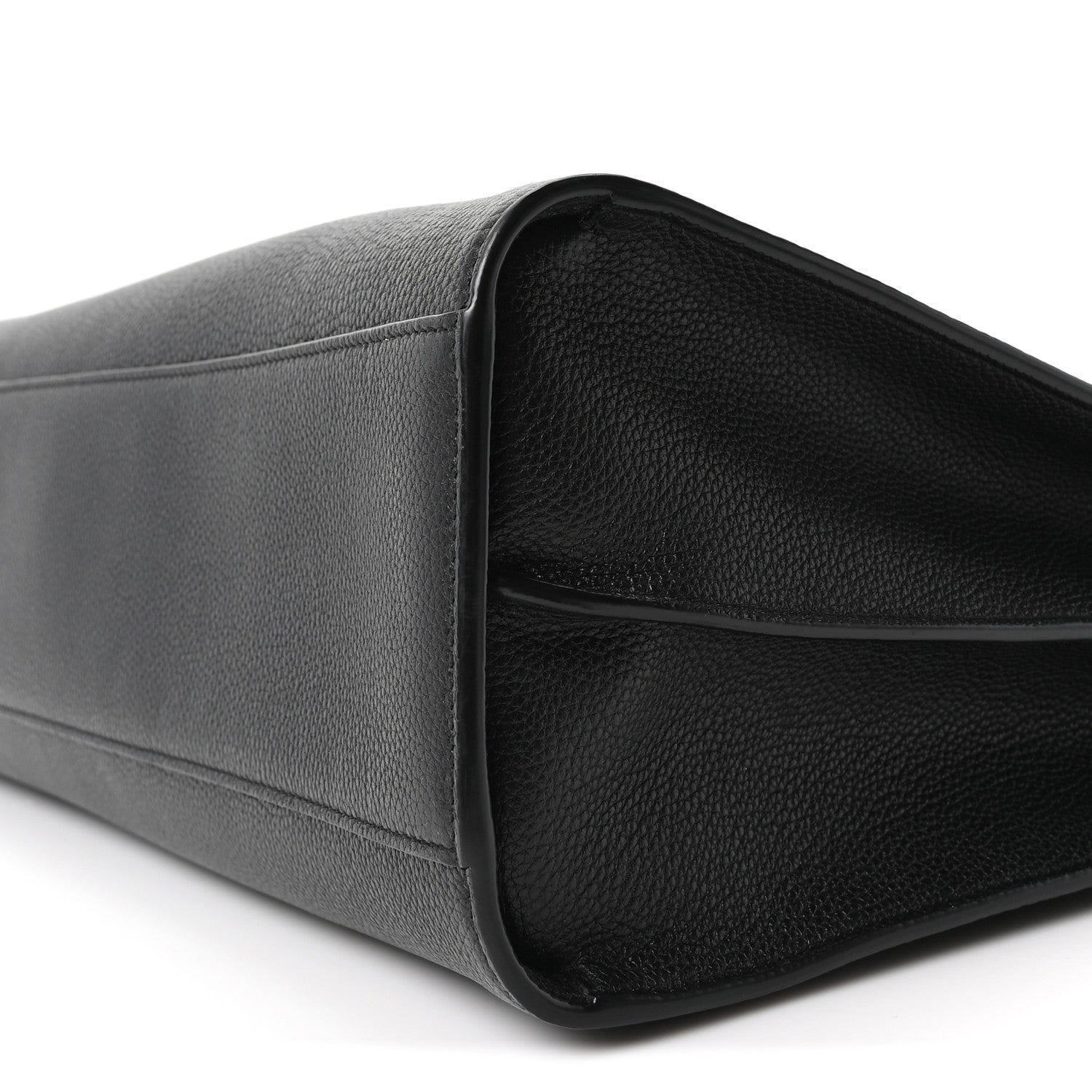 Saint Laurent Grained Calfskin Large Thin Sac De Jour Black 10 of 10