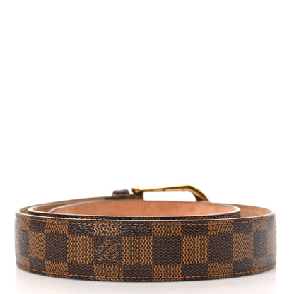 Louis Vuitton Damier Ebene Riveted Belt 100 40 2 of 8