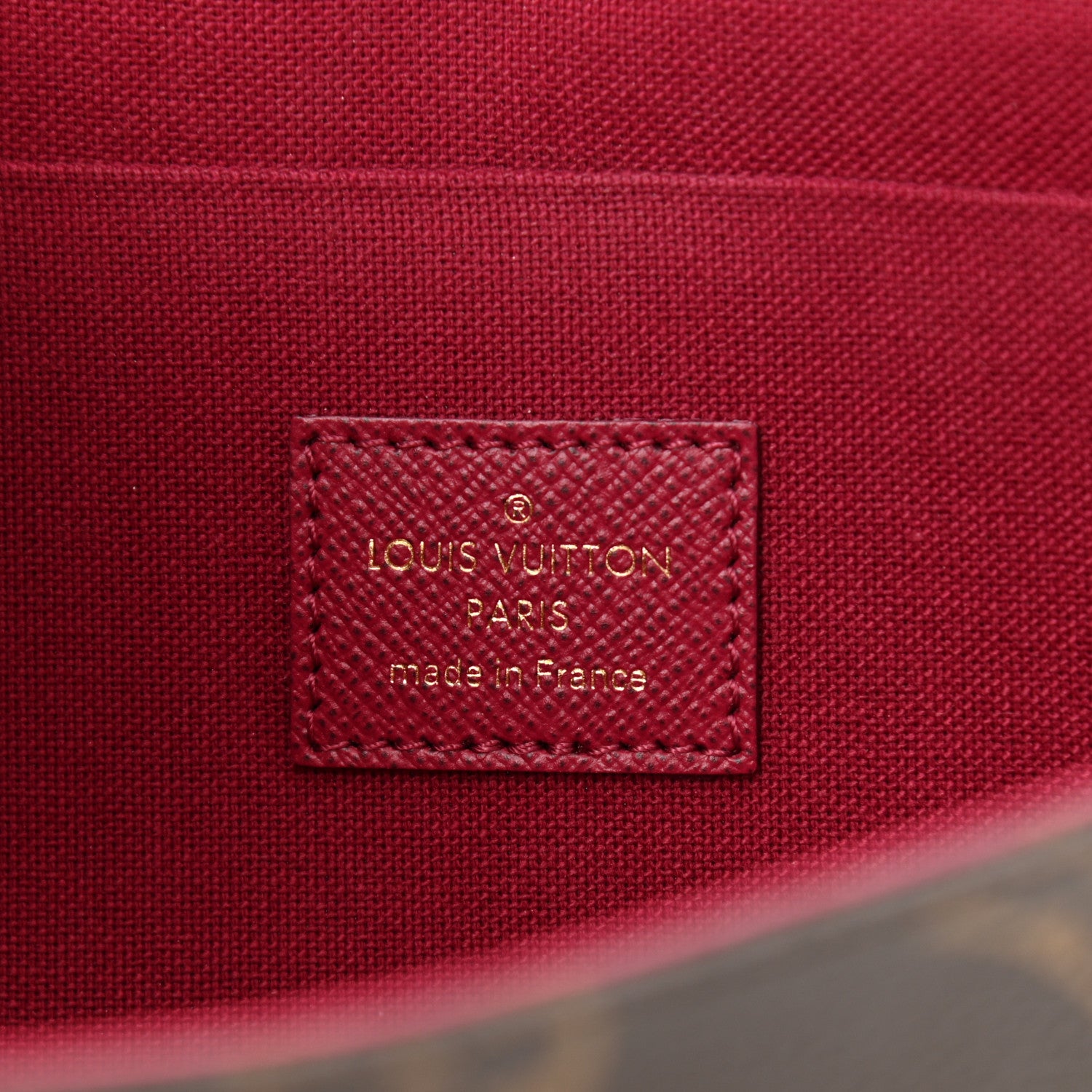 Louis Vuitton Monogram Pochette Felicie Chain Wallet Fuchsia 6 of 10