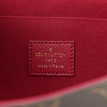 Louis Vuitton Monogram Pochette Felicie Chain Wallet Fuchsia 6 of 10