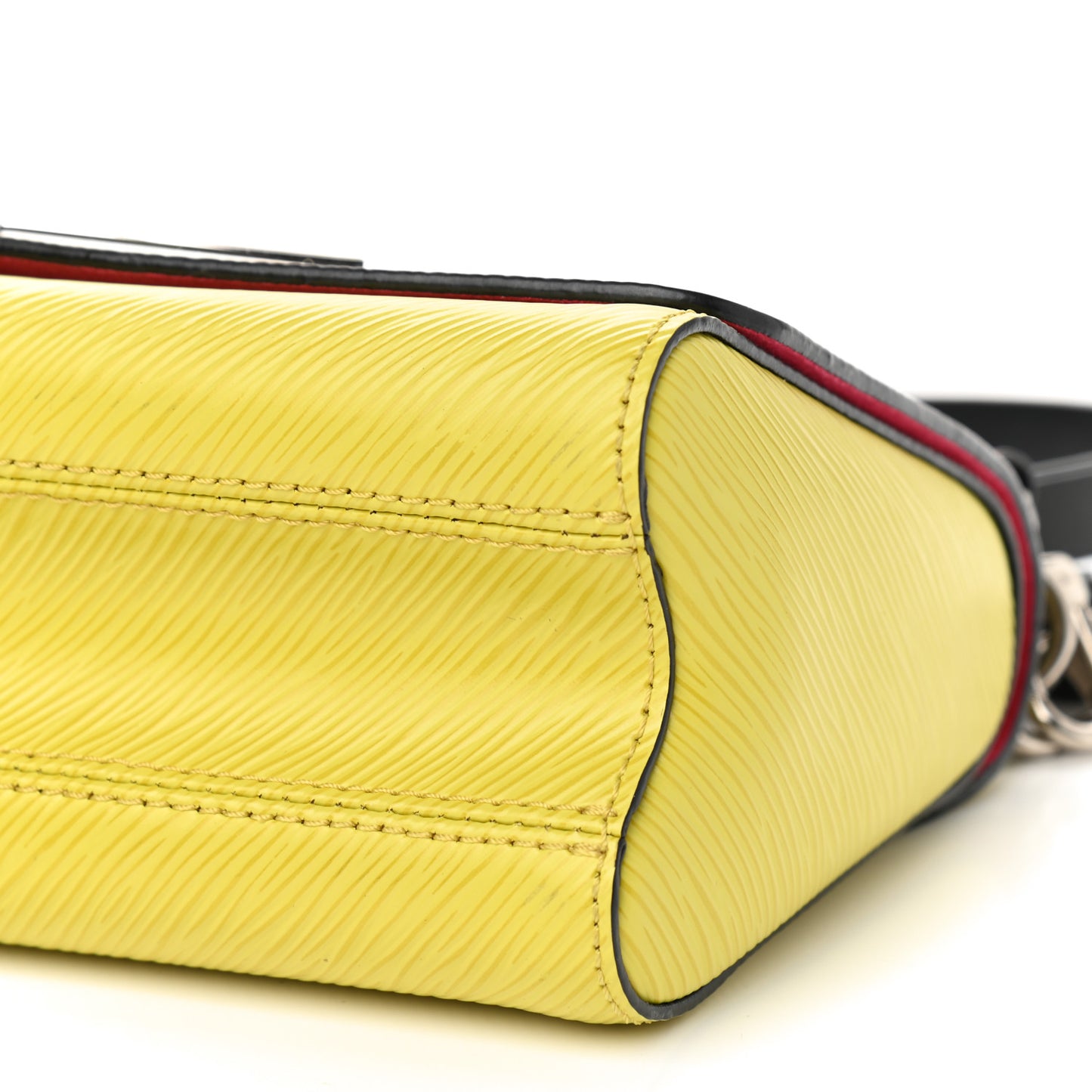 Epi Twist Braided Strap Shoulder Bag PM Vert Acide