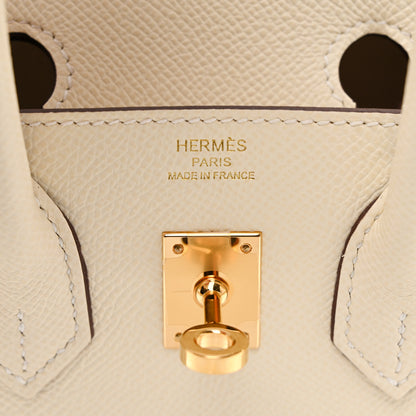 Hermes Epsom Birkin Sellier 25 Nata 6 of 9