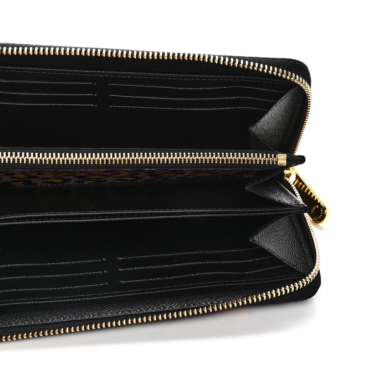 Monogram Giant Wild At Heart Zippy Wallet Black