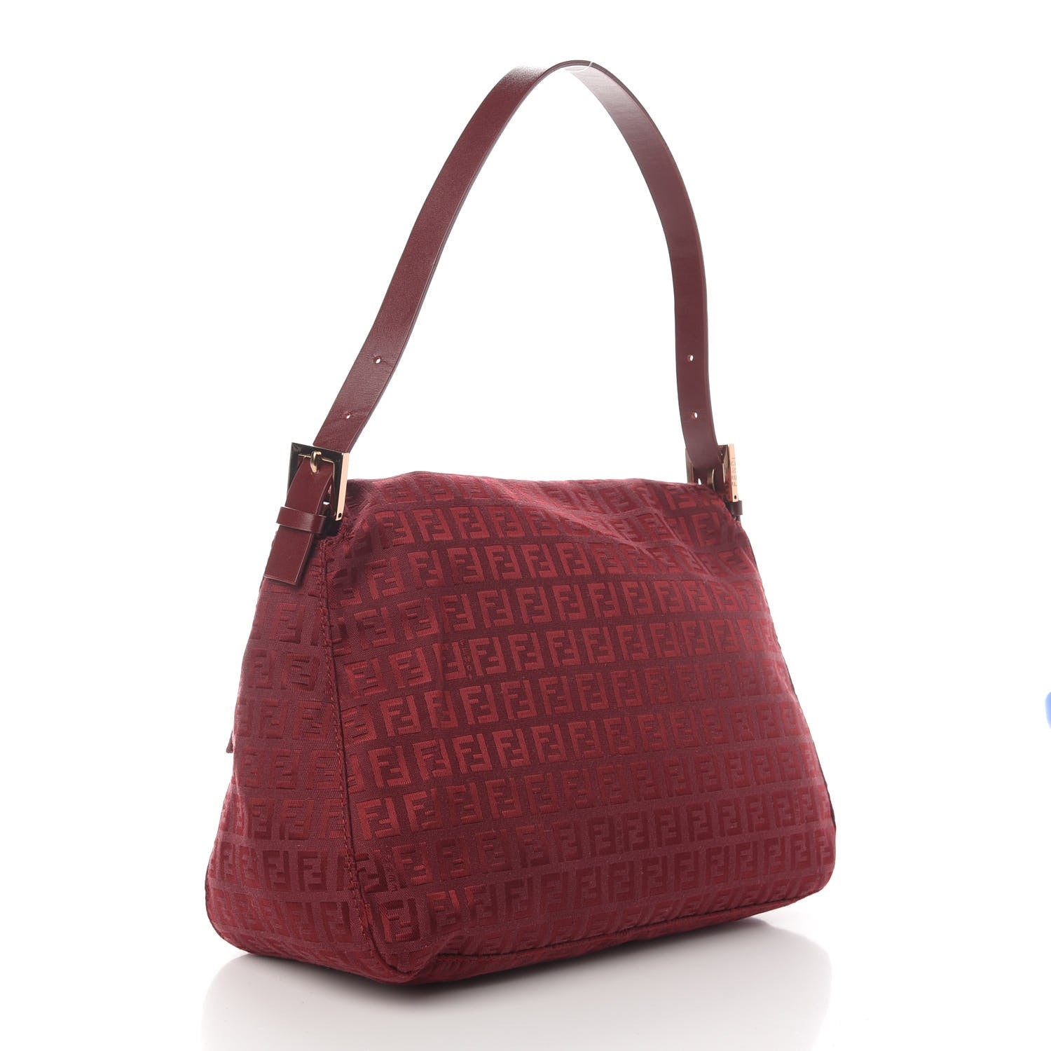 Fendi Zucchino Mama Baguette Red 3 of 9