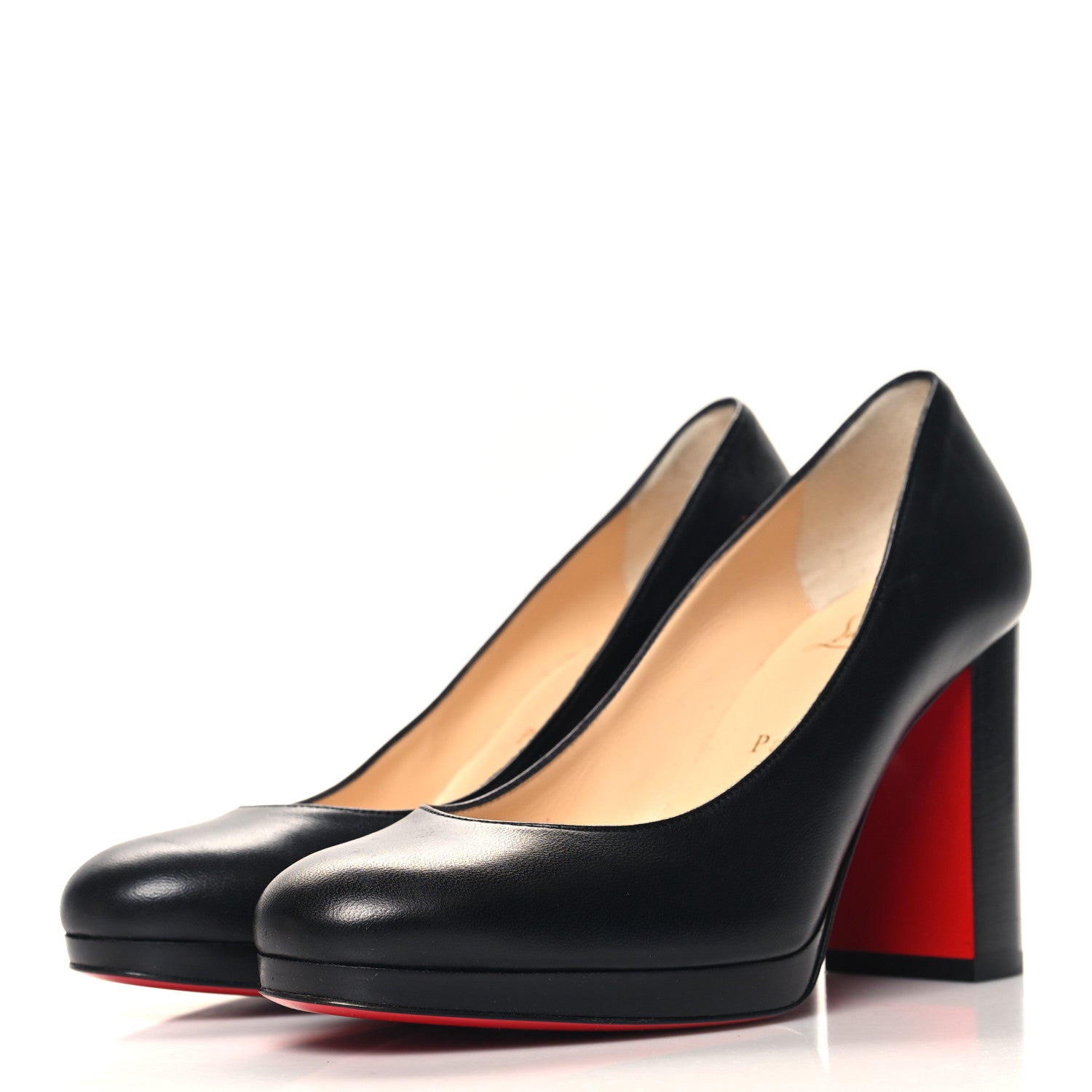Christian Louboutin Nappa Kabetts 100 Pumps 36.5 Black Lucido 3 of 11