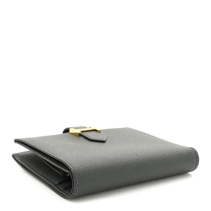 Hermes Epsom Bearn Compact Wallet Vert Mangrove 4 of 9