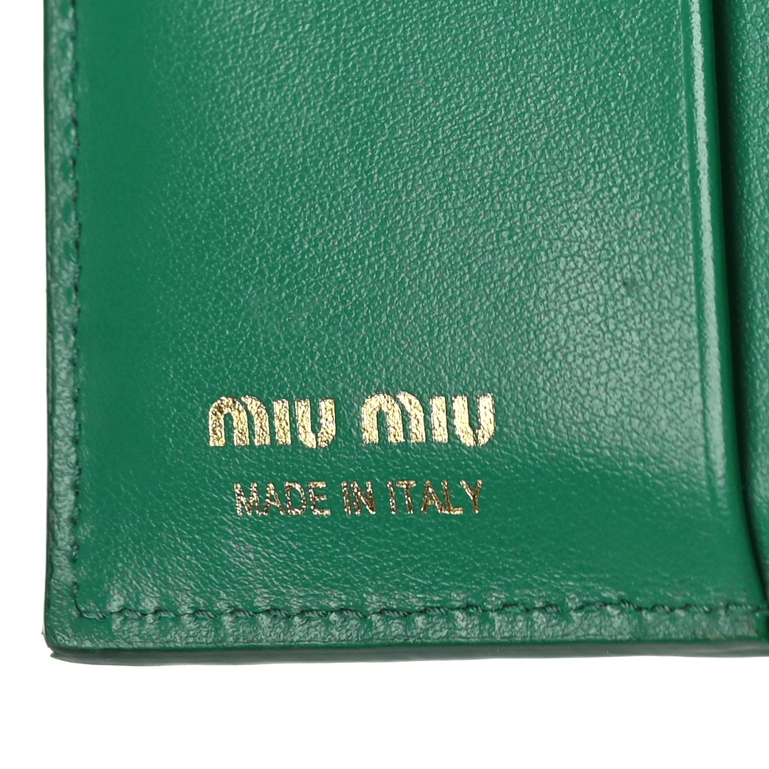 Miu Miu Vernice Lizard Embossed Wallet 6 of 9