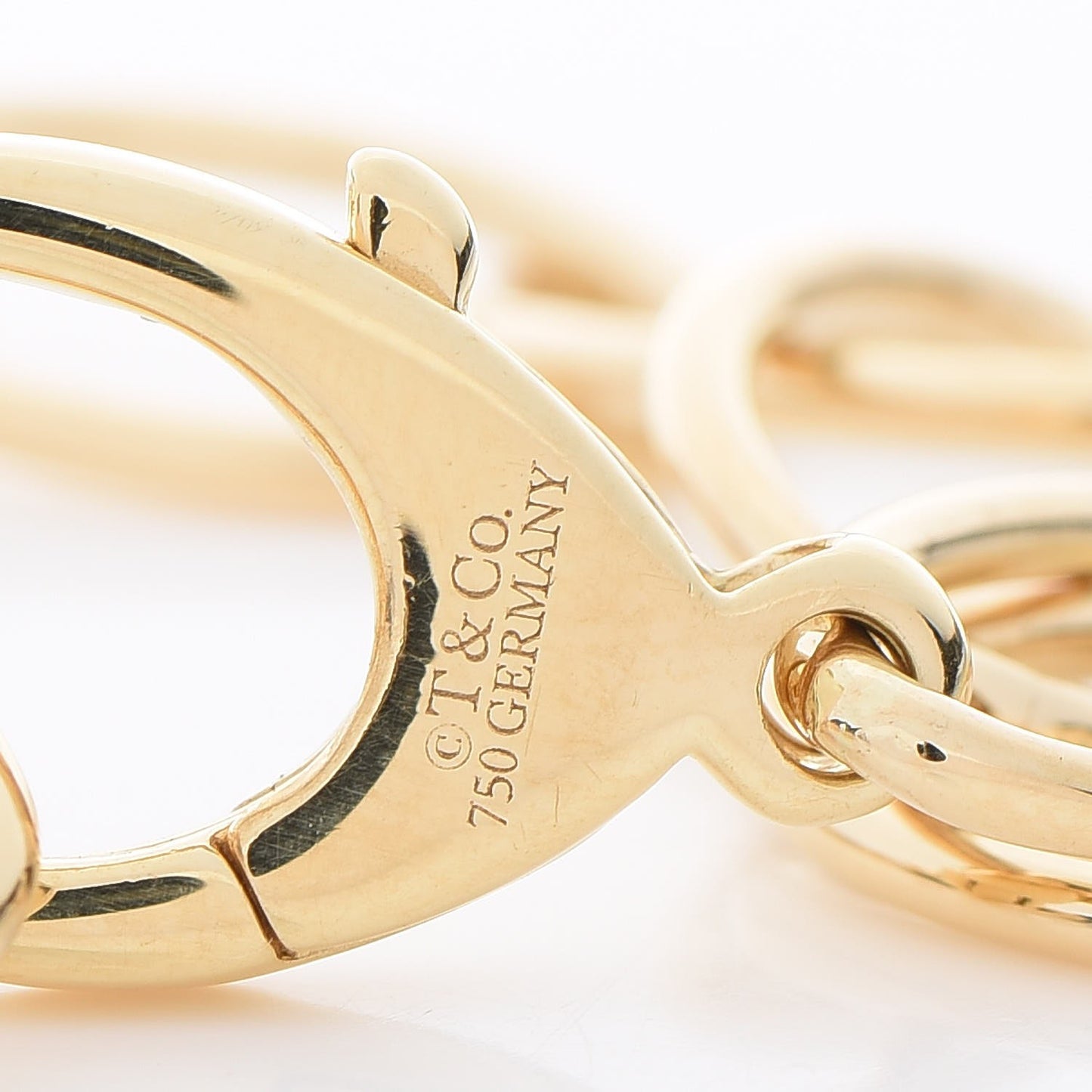 18K Yellow Gold Oval Link Bracelet
