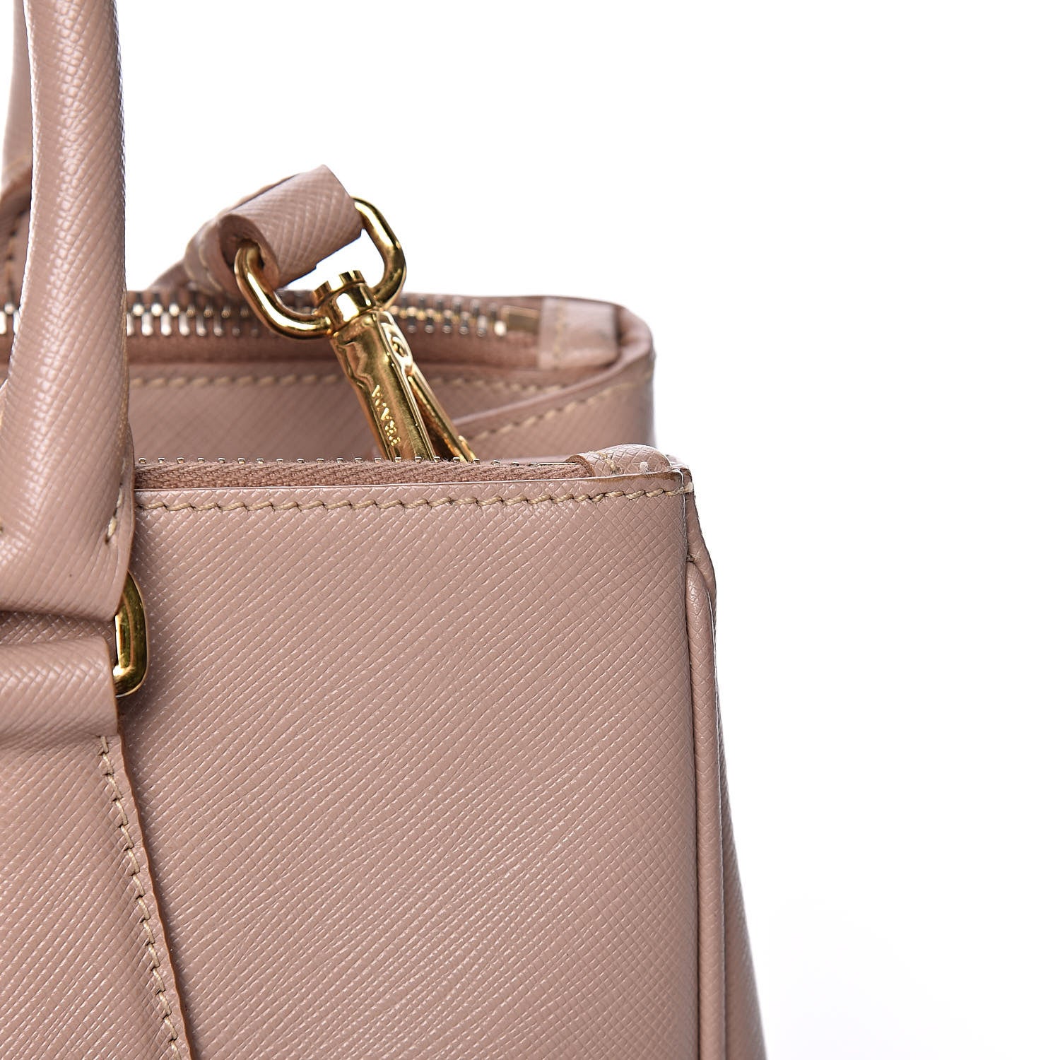 Prada Saffiano Small Galleria Double Zip Tote Cammeo 10 of 21