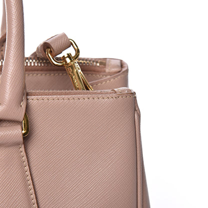 Prada Saffiano Small Galleria Double Zip Tote Cammeo 10 of 21