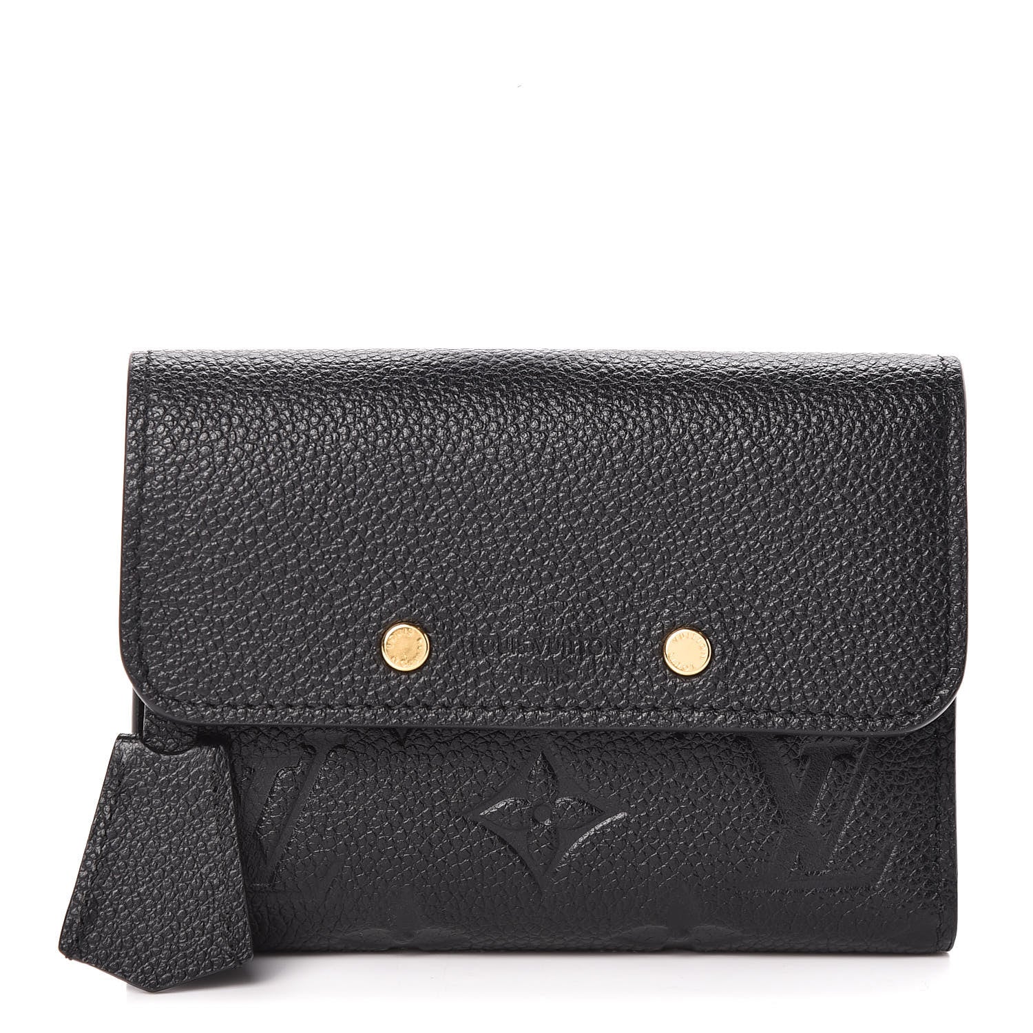 Louis Vuitton Empreinte Pont-Neuf Compact Wallet Black 1 of 7