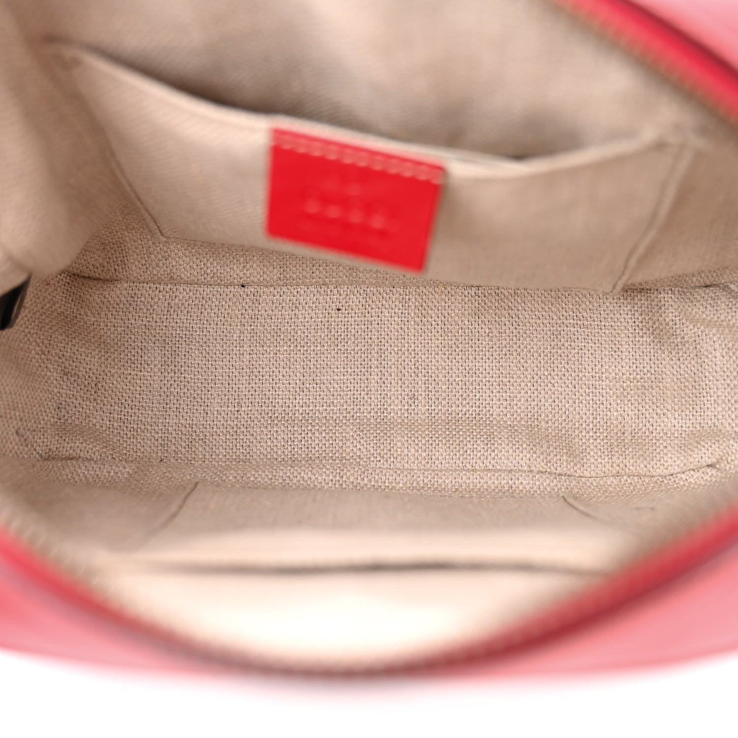 Gucci Calfskin Web Small Webby Bee Shoulder Bag Red 5 of 11