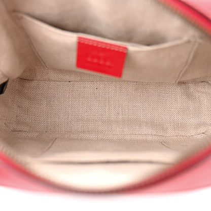 Gucci Calfskin Web Small Webby Bee Shoulder Bag Red 5 of 11