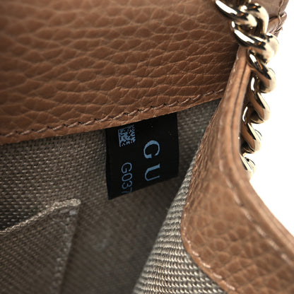 Gucci Dollar Calfskin Interlocking G Shoulder Bag Camelia 8 of 11
