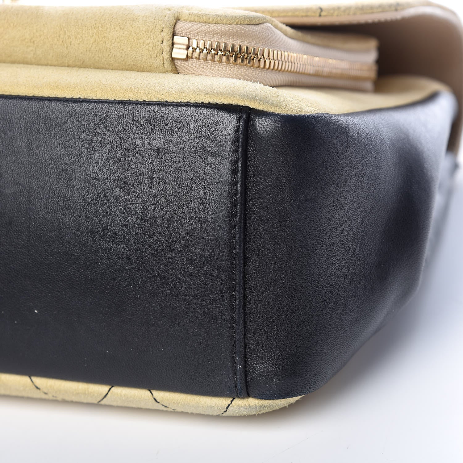 Chanel Suede Medium Business Affinity Flap Beige 9 of 13