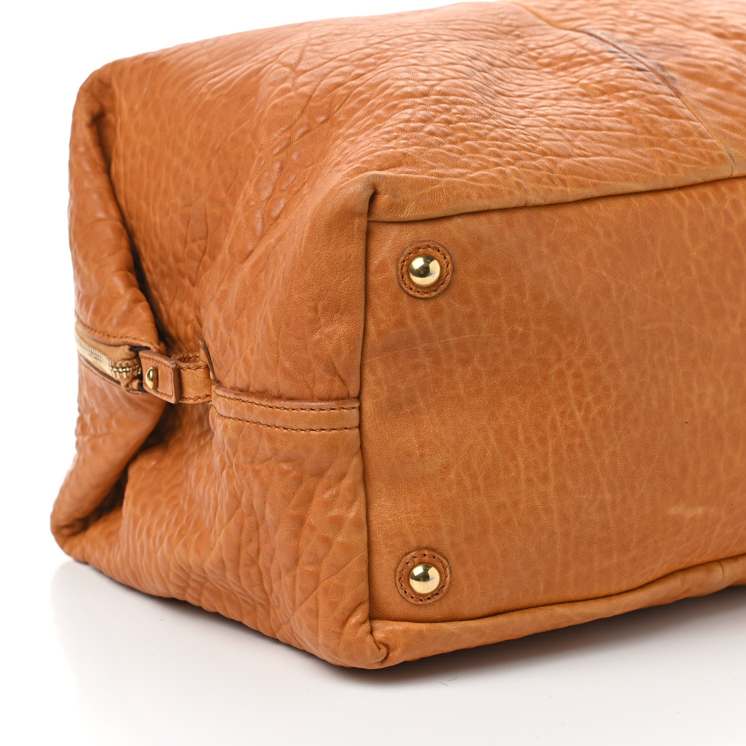 Saint Laurent Pebbled Lambskin Medium Easy Sac Tan 9 of 10